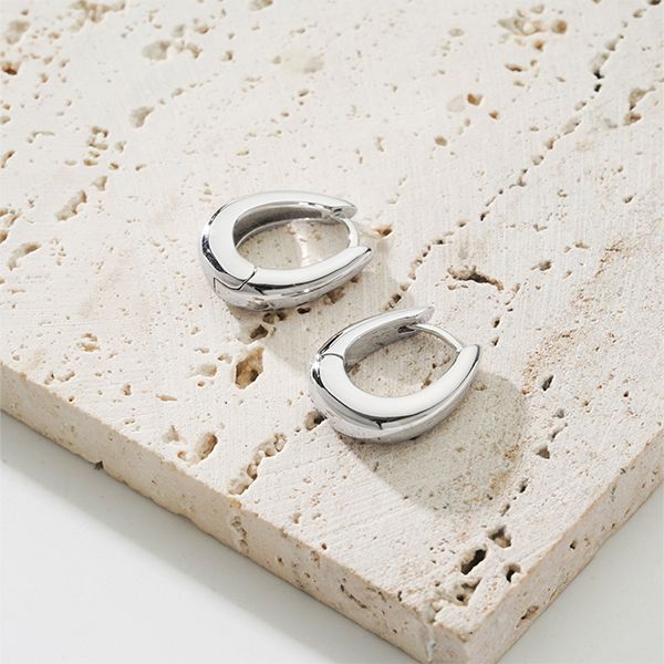 Chunky Huggie Hoops